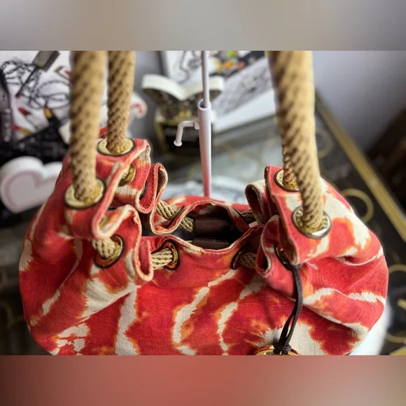 Michael Kors Marina large tie-dye canvas tote EUC - Picture 5 of 13